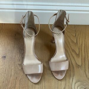 Vince Camuto Corlina Nude Heeled Sandals